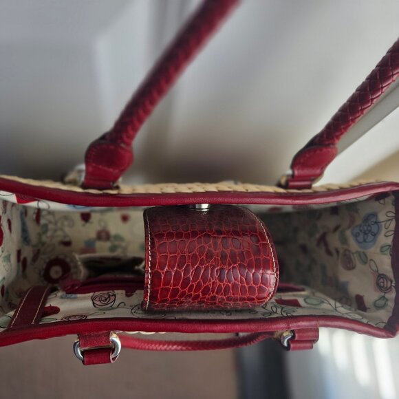 Brighton Leather & Straw Bag - Picture 13 of 16